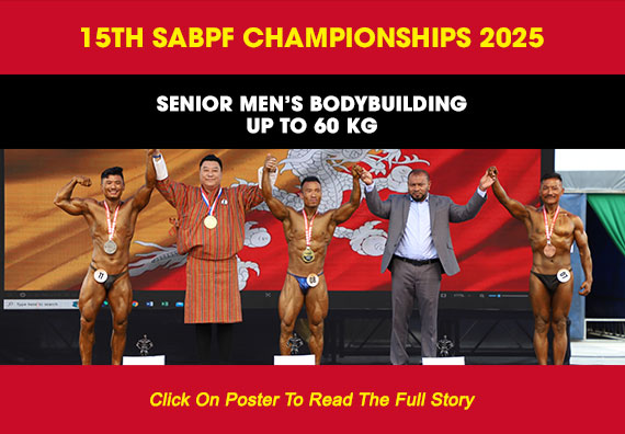 SENIOR MEN'S BODYBUILDING UP TO 60 KG...